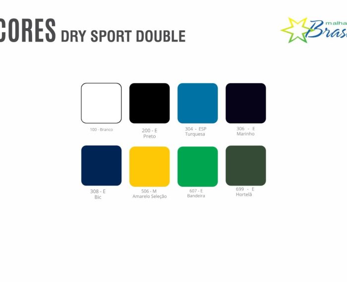 Catalogo de Cores | Dry Sport Double