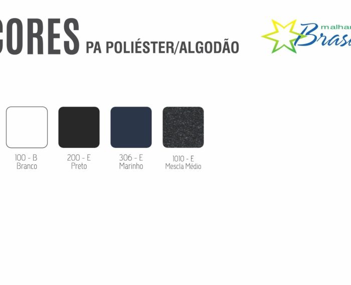 Catalogo de Cores | PA Poliéster/Algodão