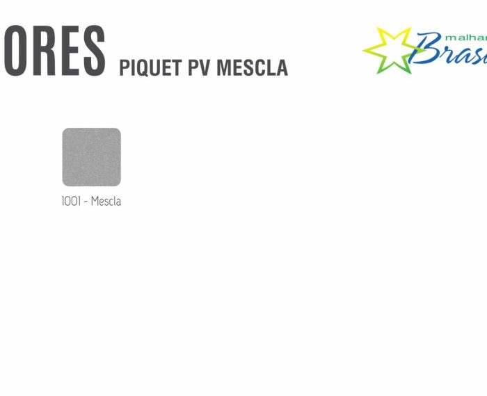 Catalogo de Cores | Piquet PV Mescla