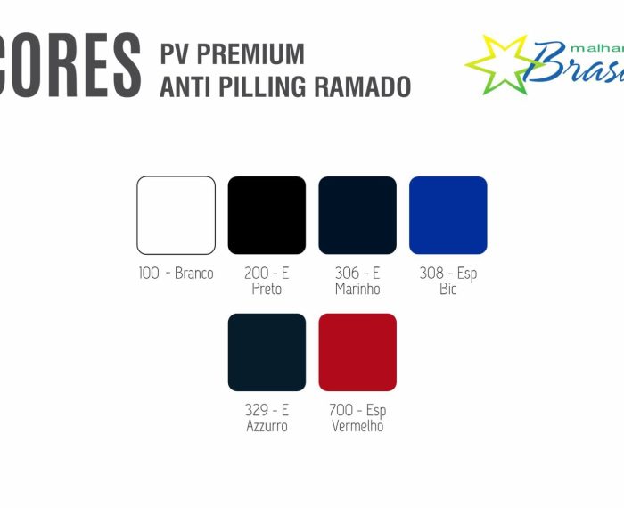 Catalogo de Cores | PV Premium Anti Pilling Ramado