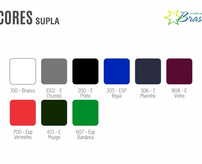 Catalogo de Cores | Supla