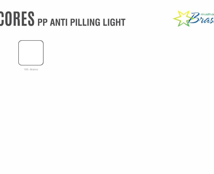 Catalogo de Cores | PP AntiPilling Light